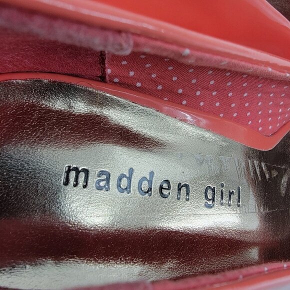 Madden Girl 9 Coral Vegan Patent 4" Heel .75" Platform - Picture 8 of 11